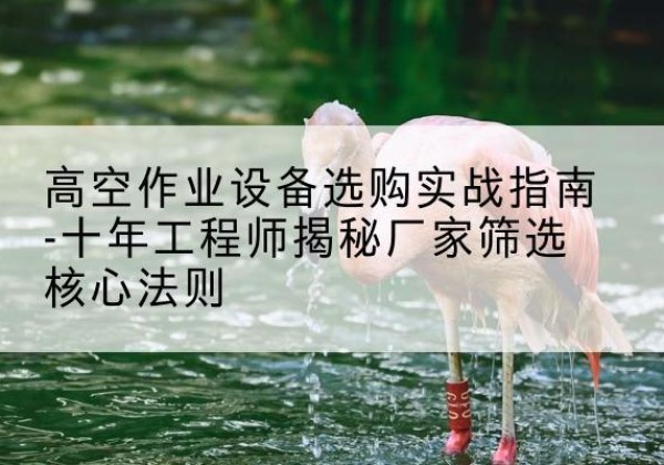 万秀剪叉式升降机厂家-高空作业设备选购实战指南-十年工程师揭秘厂家筛选核心法则